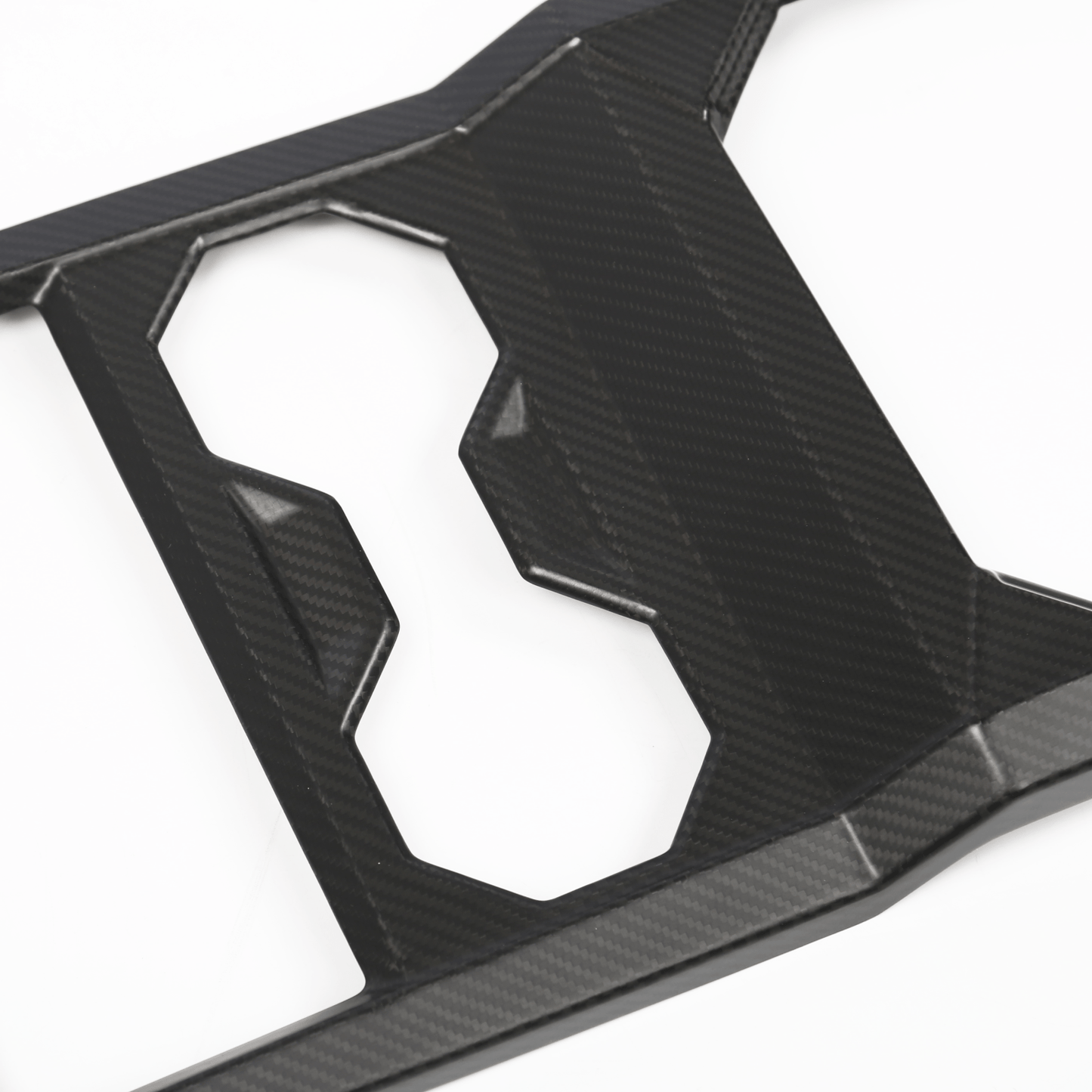Cybertruck Real Carbon Fiber Front Drain Cup Panel(Glossy/Matte) - CyberGearcoCyberGear