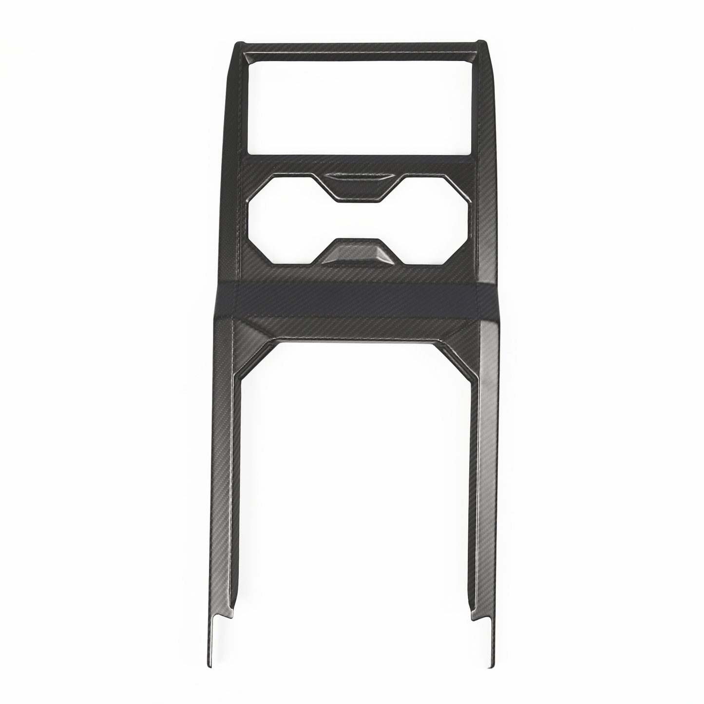 Cybertruck Real Carbon Fiber Front Drain Cup Panel(Glossy/Matte) - CyberGearcoCyberGear