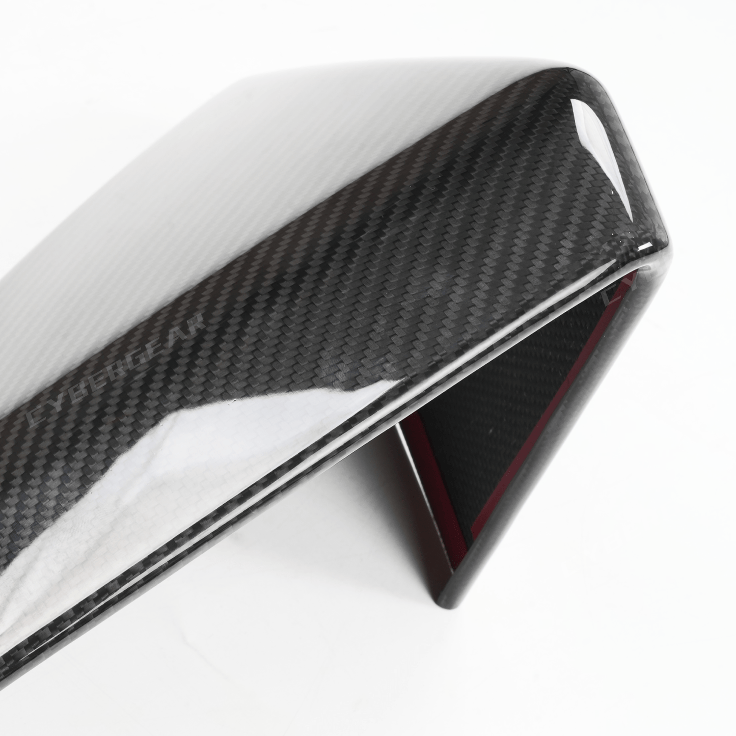 Cybertruck Real Carbon Fiber Side Mirror Cover Glossy Dry Carbon - CyberGearcoCyberGear