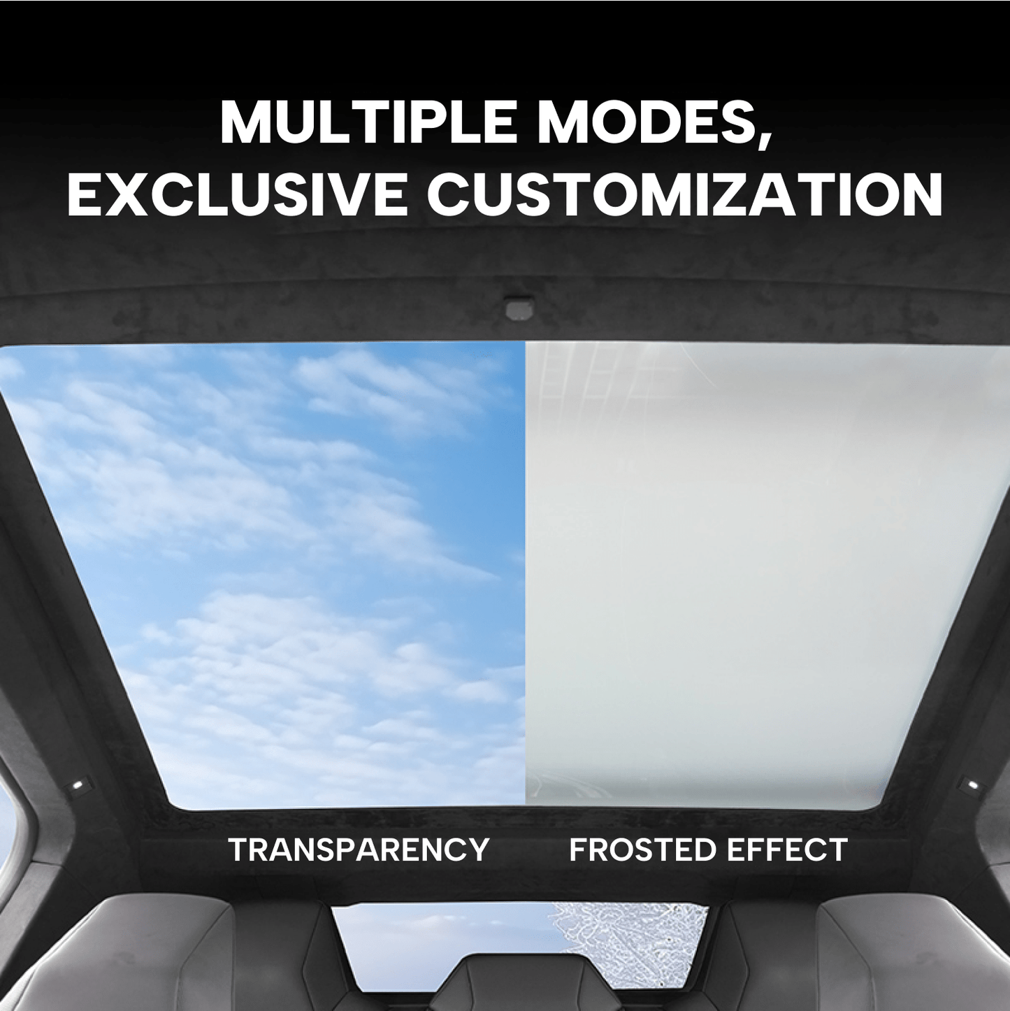 Cybertruck Starlight Sunshade Colorful Roof Ambient Lighting - CyberGearcoCyberGear