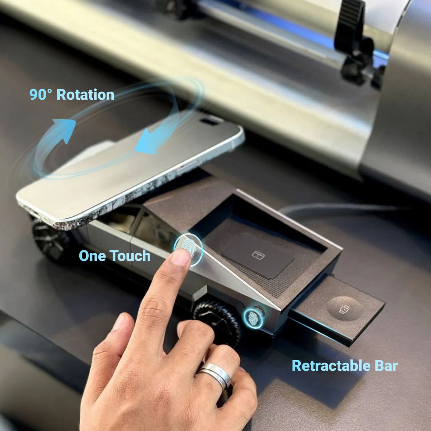 Cybertruck 3-in-1 Wireless Charger & Stand