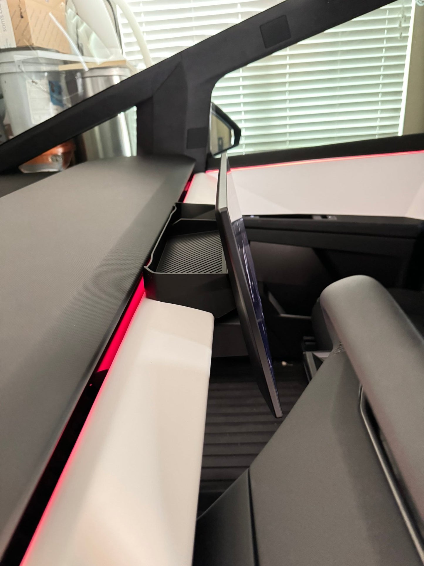 Tesla Cybertruck Behind the Screen Organizer - CyberGearcoCyberGear