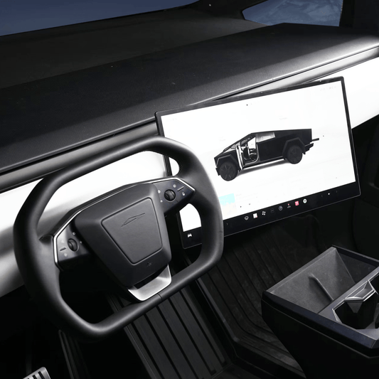 Tesla Cybertruck Dashboard Screen Swivel Tilt Mount Rotating Kit - CyberGearcoCyberGear