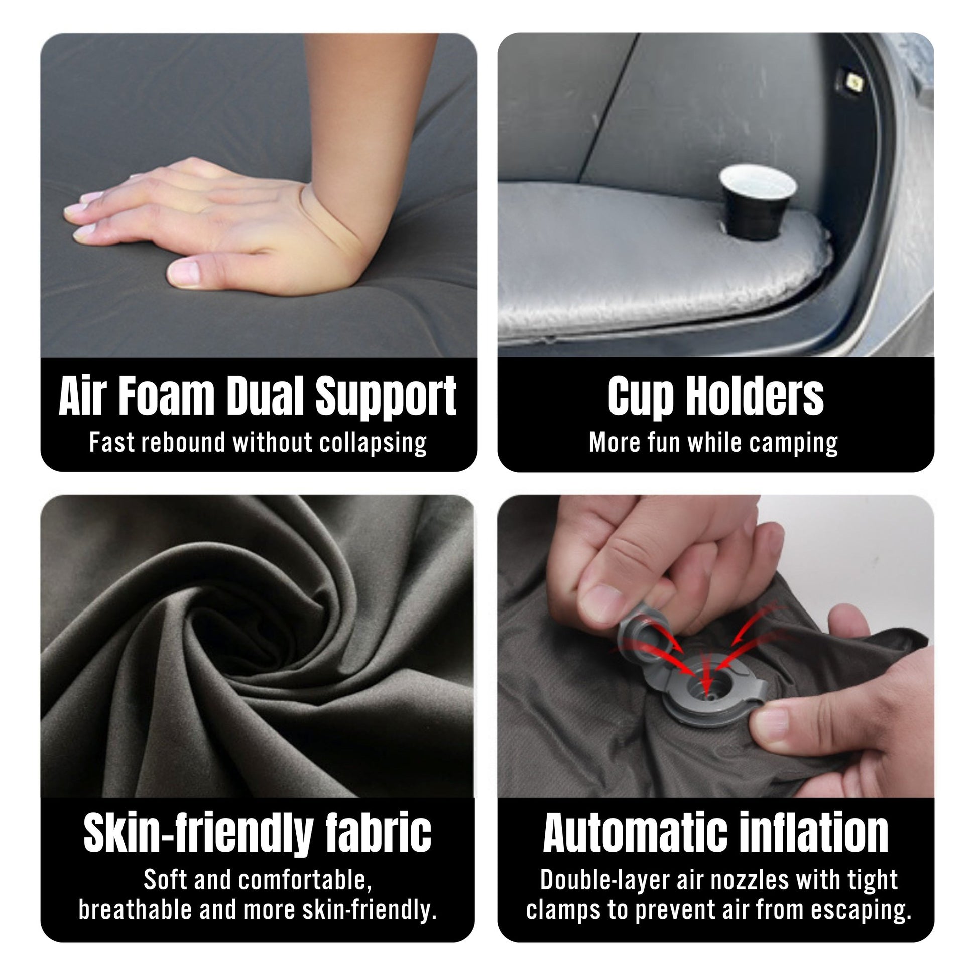 Tesla Cybertruck Inflatable Air Mattress & Self - inflating cushion - CyberGearcoCyberGear