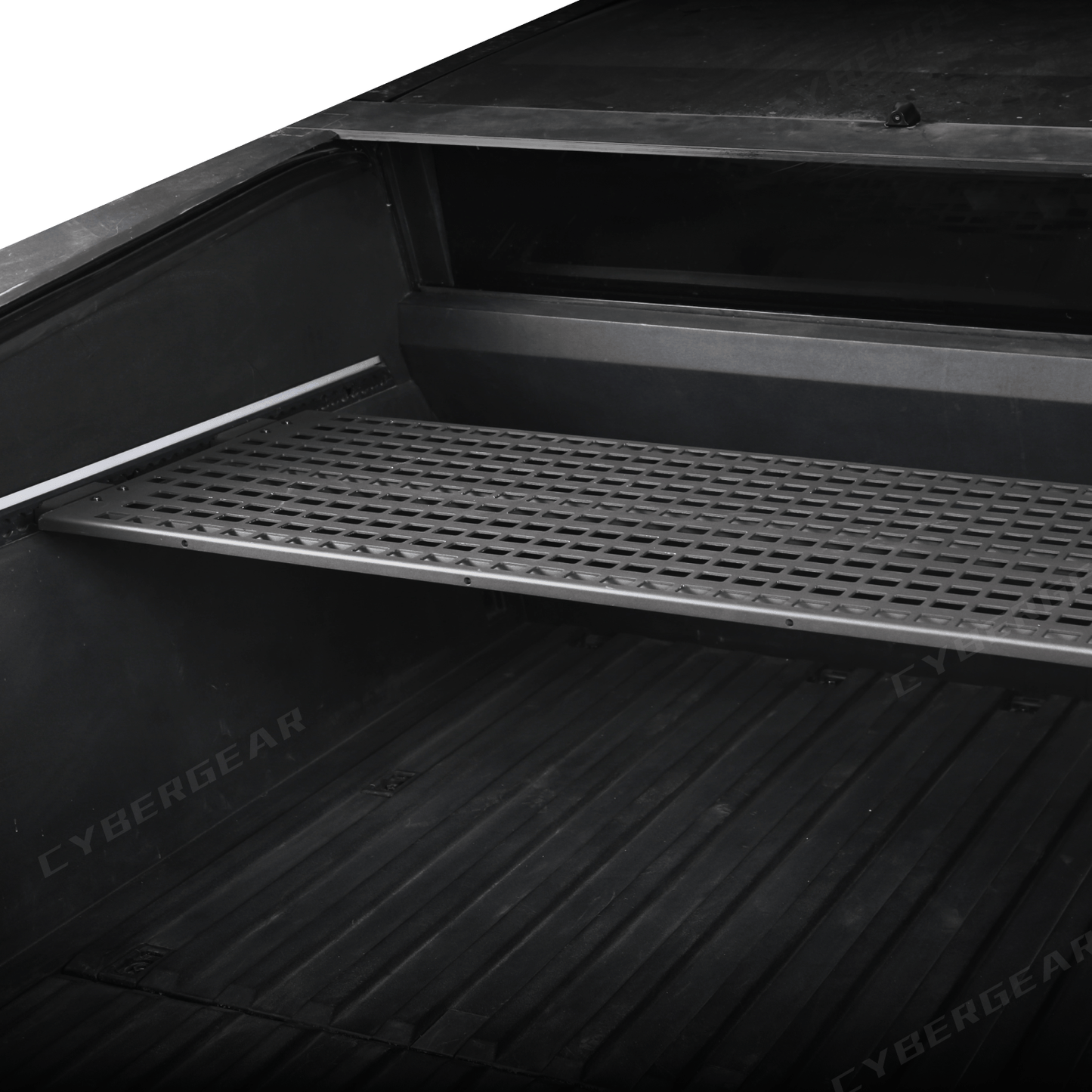 Tesla Cybertruck L - Track Molle Trunk Bed Shelf Level Molle Panels - CyberGearcoCyberGear