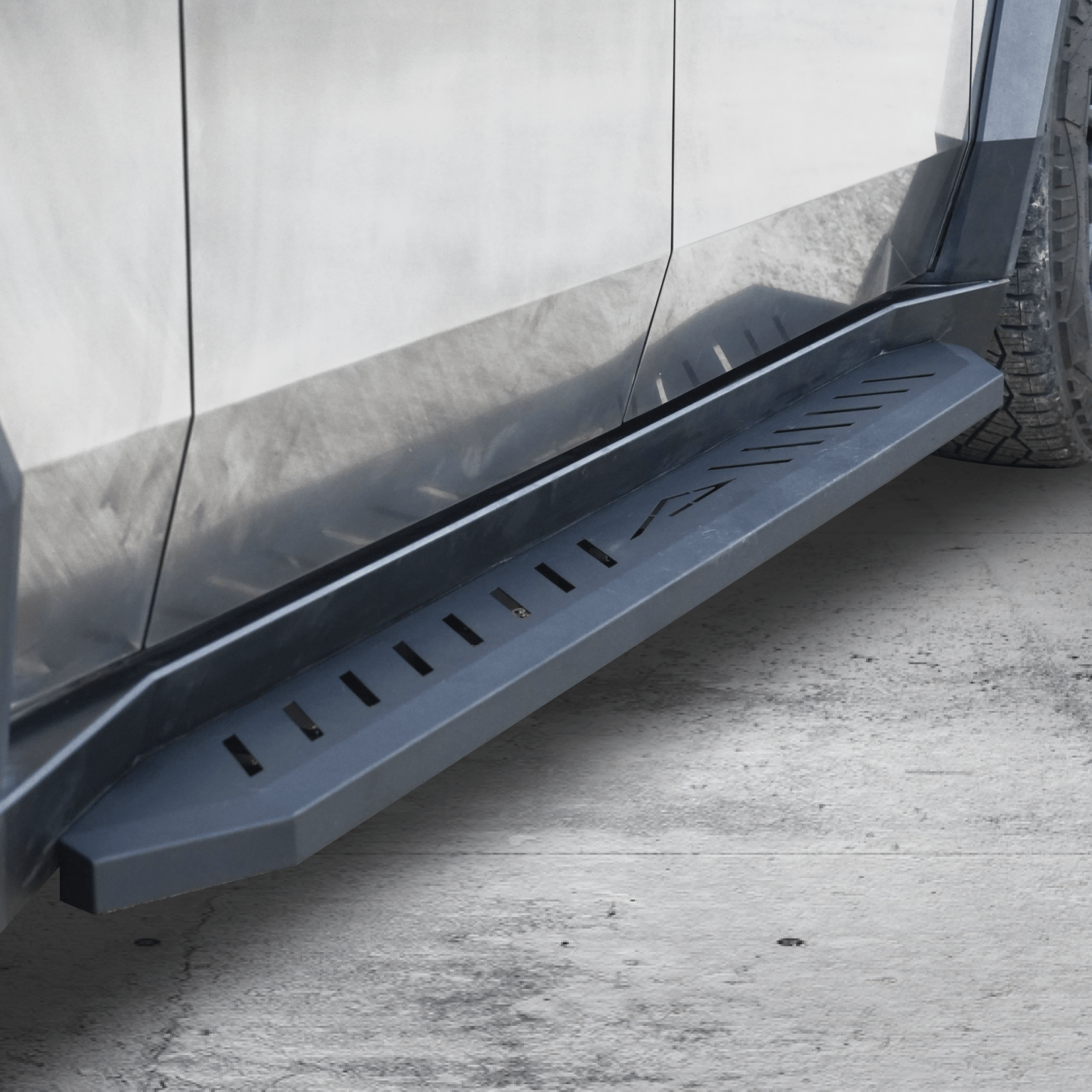 HANSSHOW Running Boards / Side Steps For Tesla Cybertruck (2024+) – Stainless Steel Nerf Bars, Easy Bolt-On