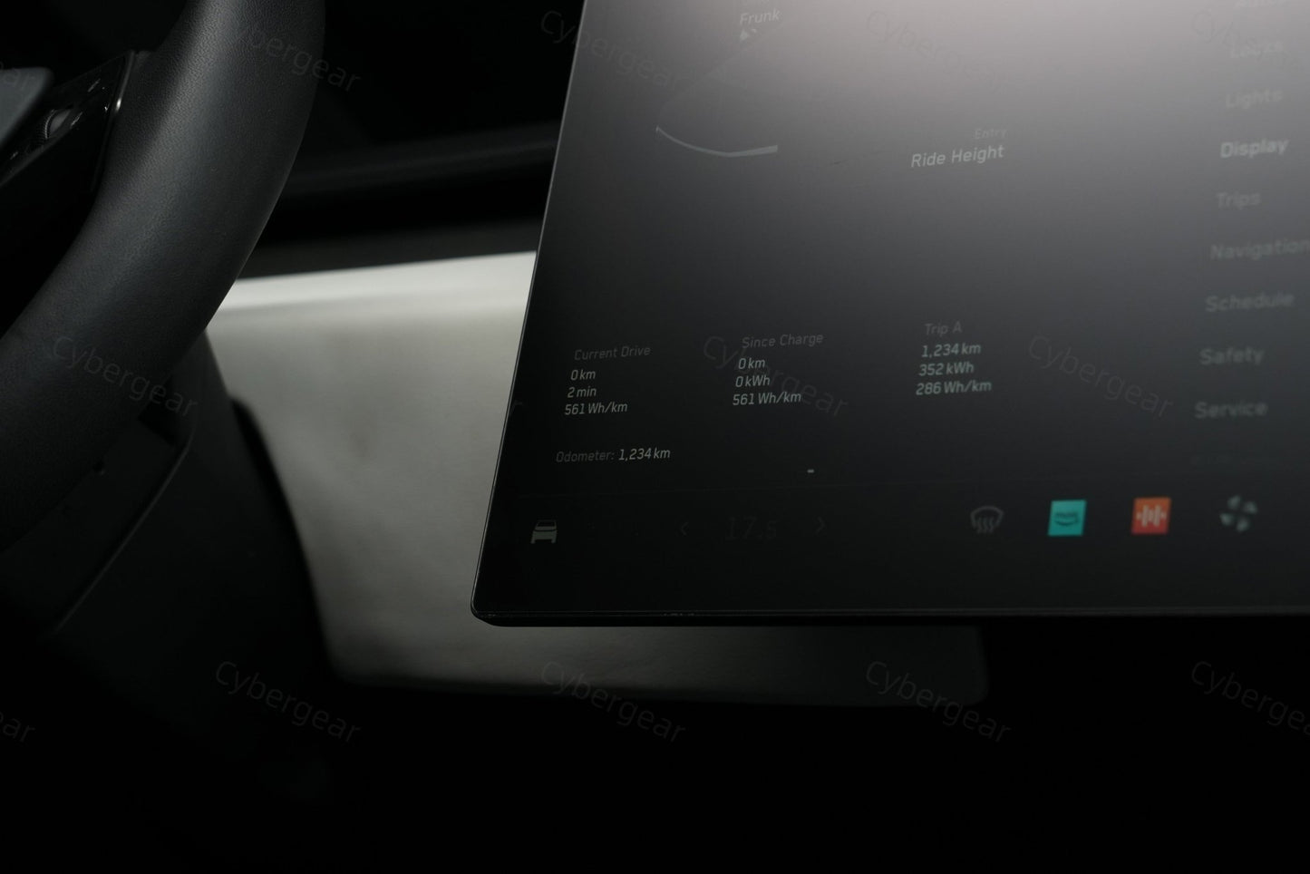 Tesla Cybertruck Tempered Glass Screen Protector Easy Install Kit Includes Set of 2 - CyberGearcoCyberGear