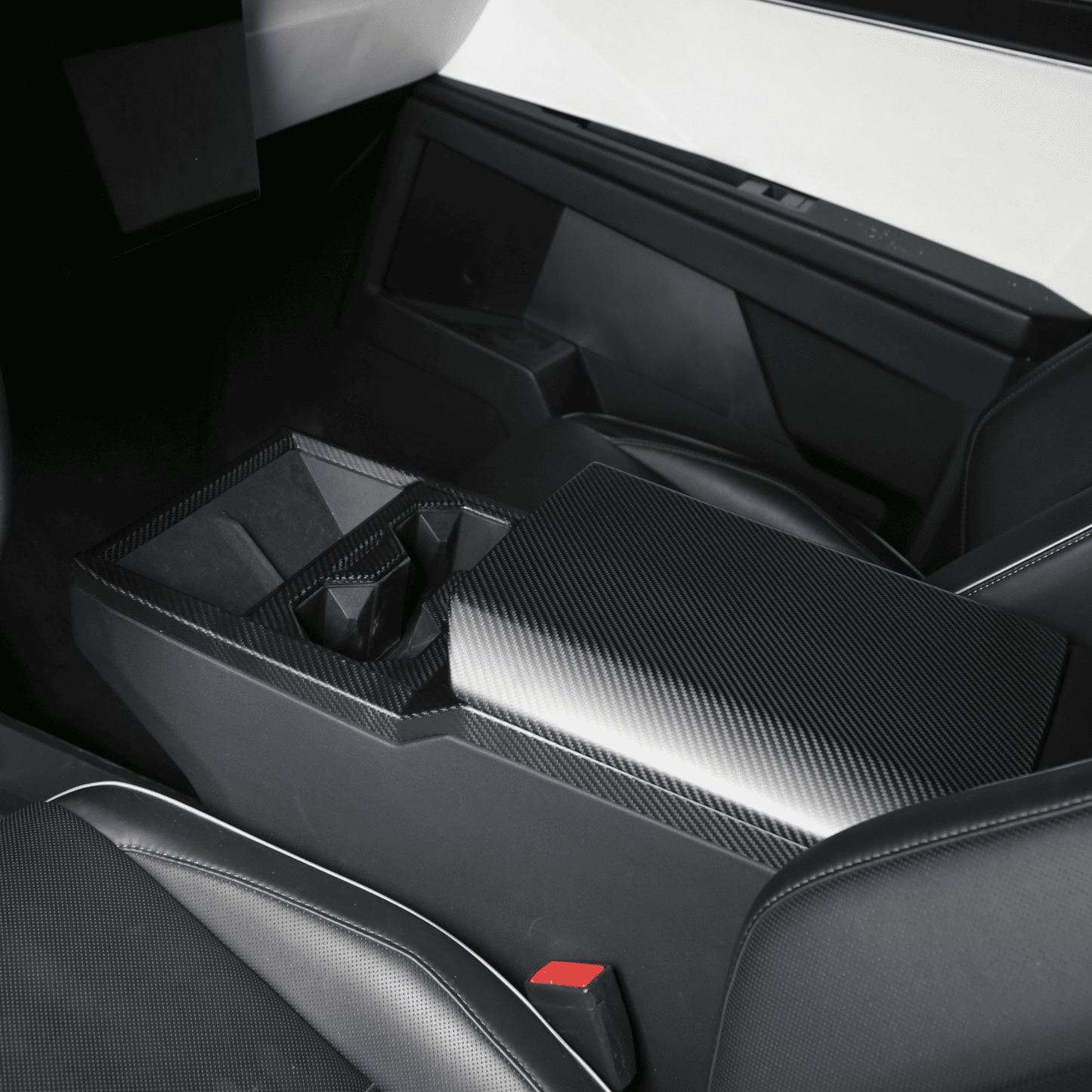 [Real Carbon Fiber] Armrest Cover For Cybertruck