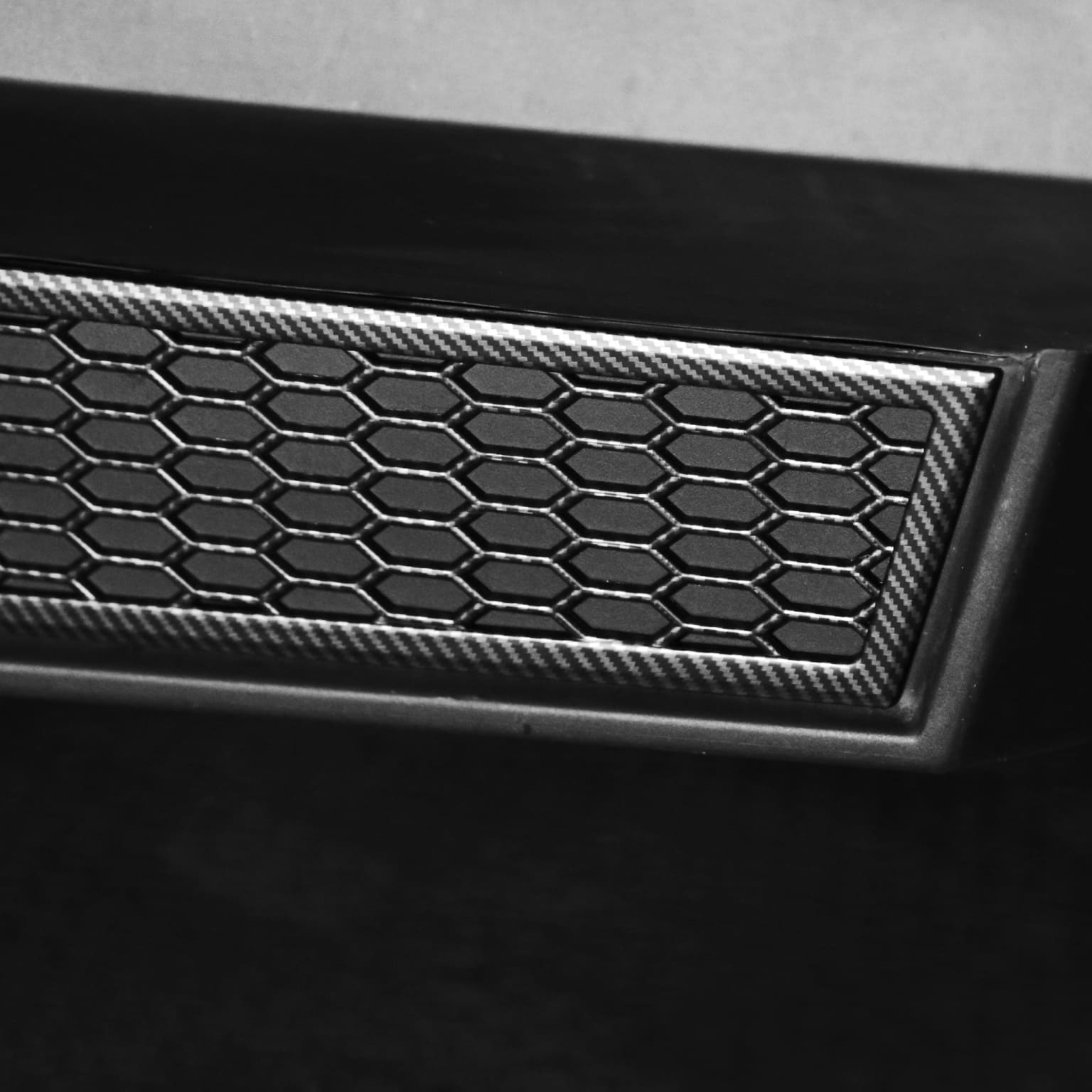 [Carbon Fiber Pattern ABS] Rear Bumper Lower Trim Covers For Cybertruck - CyberGearcoCyberGear
