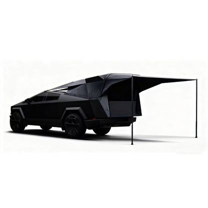 Cybertent Black with Extended Awning for Cybertruck - CyberGearcoCyberGear
