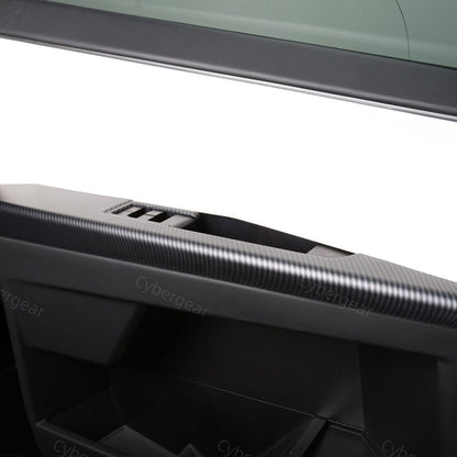 Cybertruck Door Side Carbon Fiber Texture ABS Protection Trim Cover - CyberGearcoCyberGear