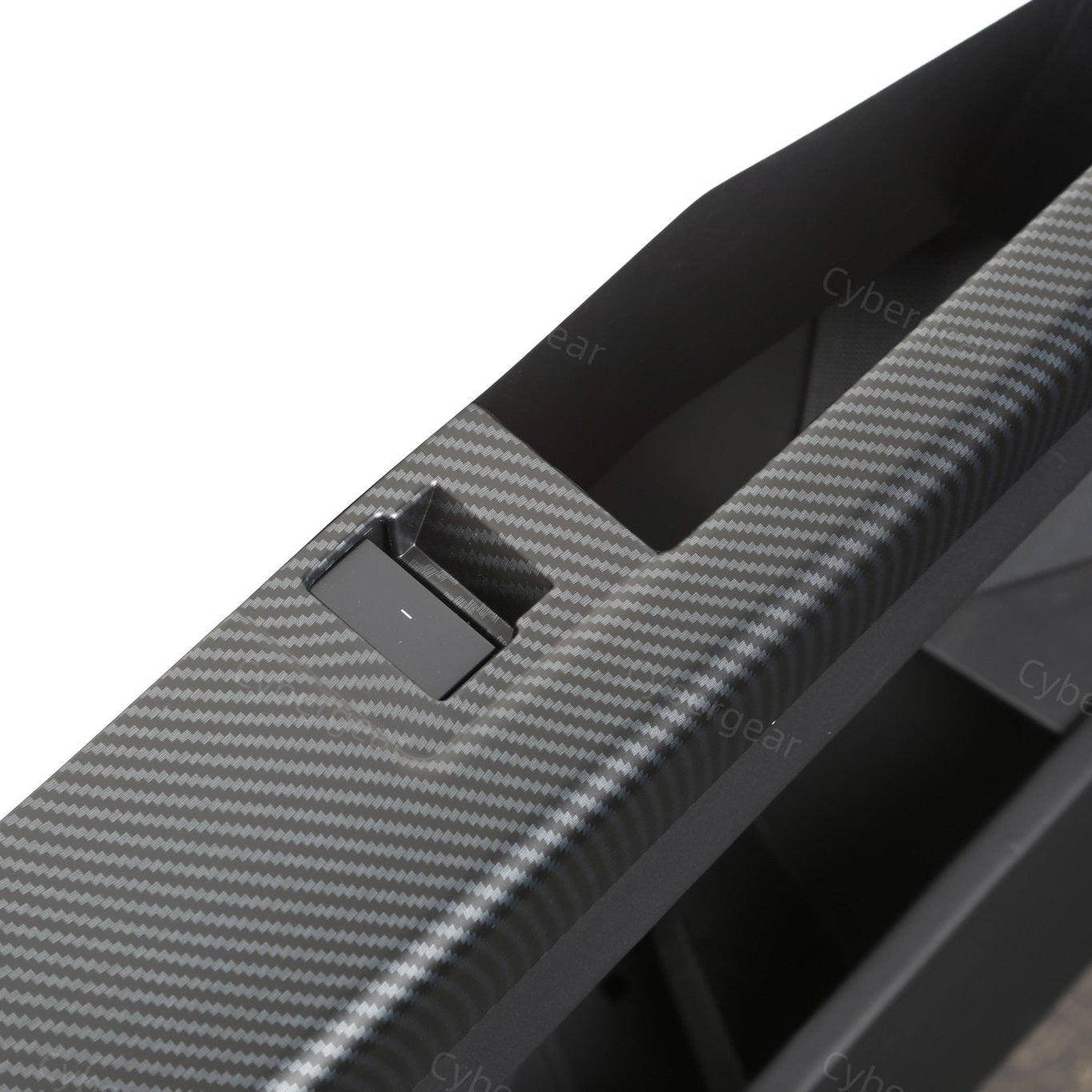 Cybertruck Door Side Carbon Fiber Texture ABS Protection Trim Cover - CyberGearcoCyberGear
