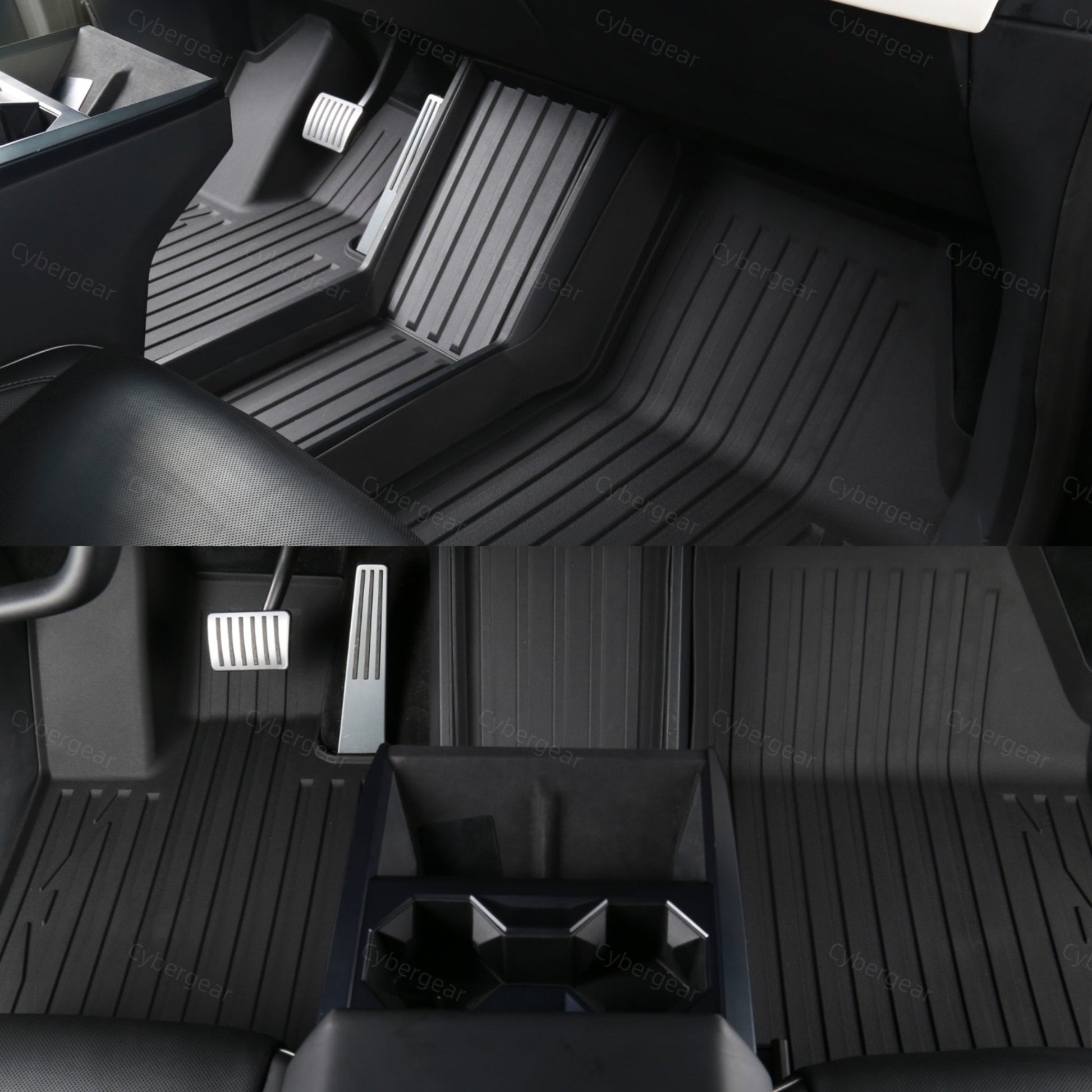 Cybertruck Injection Molded All - Weather Floor Mat - CyberGearcoCyberGear
