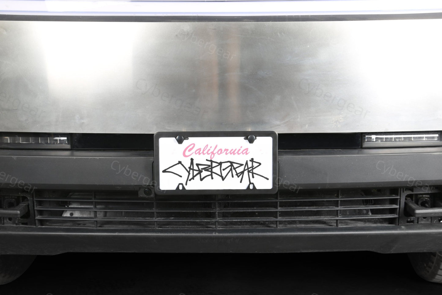 Cybertruck License Plate Holder Removable No Drilling - CyberGearcoCyberGear