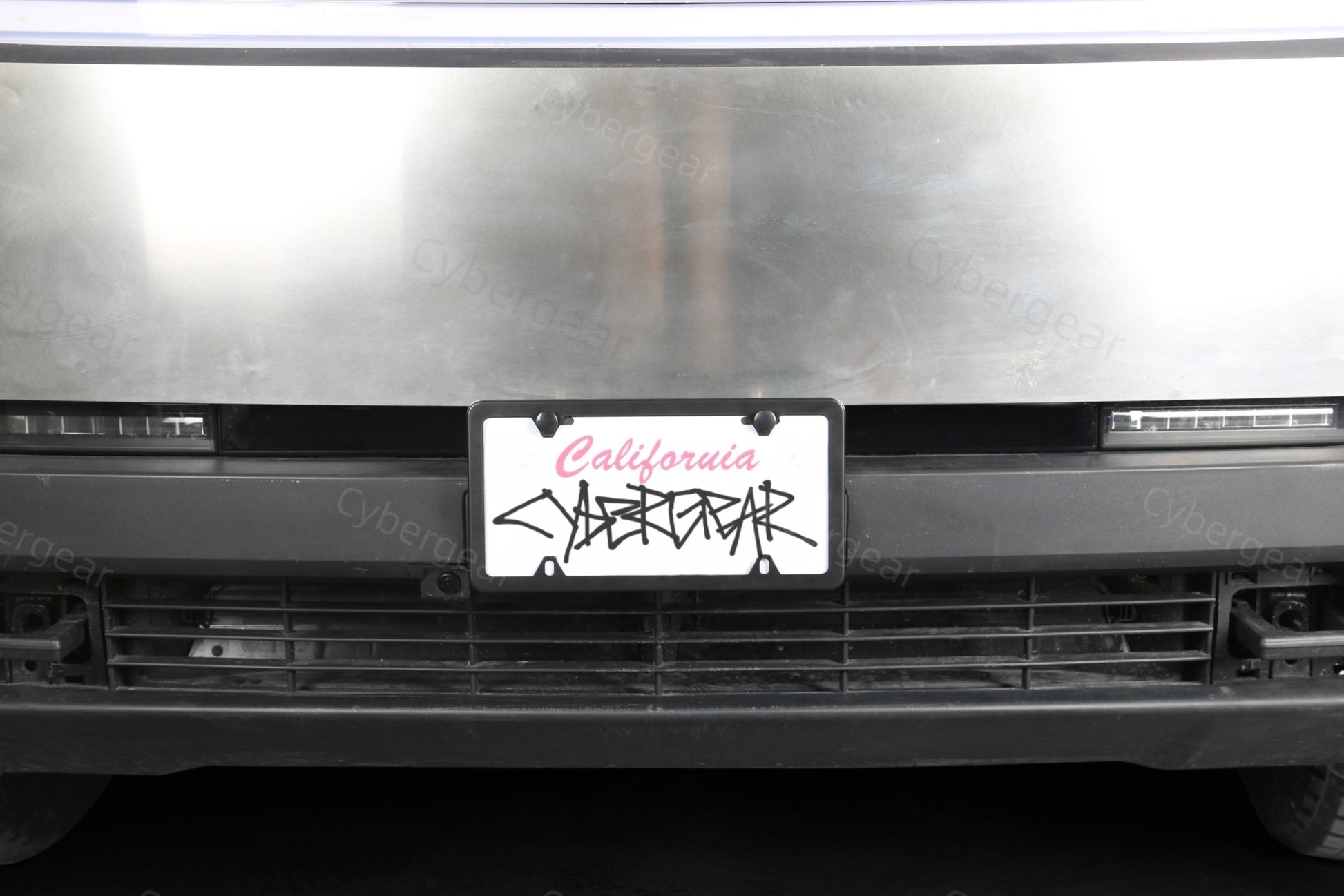 Cybertruck License Plate Holder Removable No Drilling - CyberGearcoCyberGear