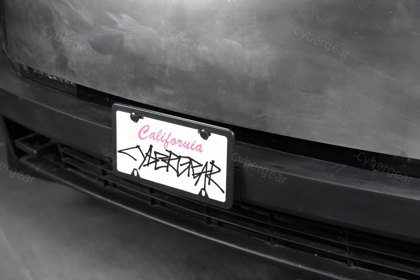 Cybertruck License Plate Holder Removable No Drilling - CyberGearcoCyberGear