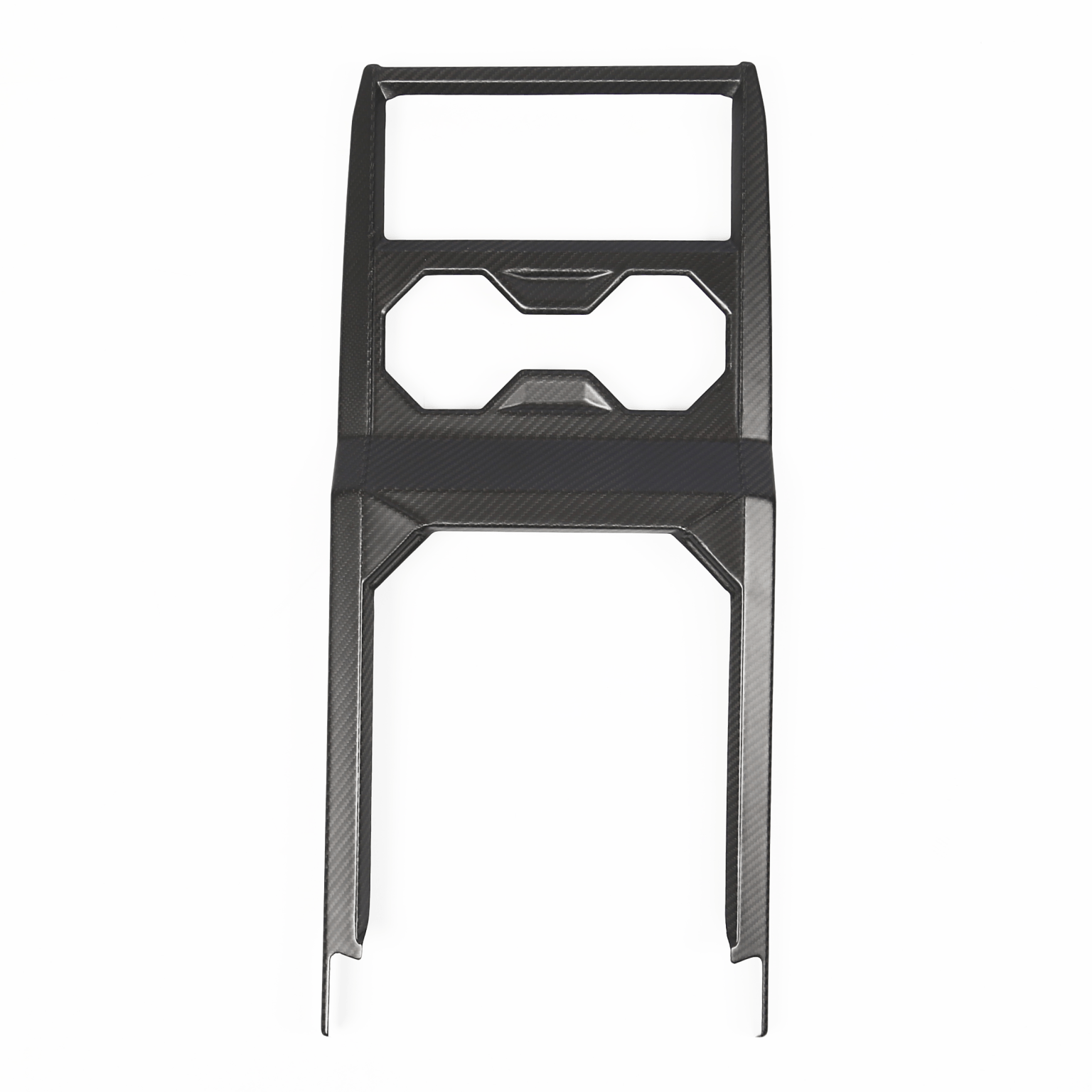 Cybertruck Real Carbon Fiber Front Drain Cup Panel（Glossy/Matte） - CyberGearcoCyberGear
