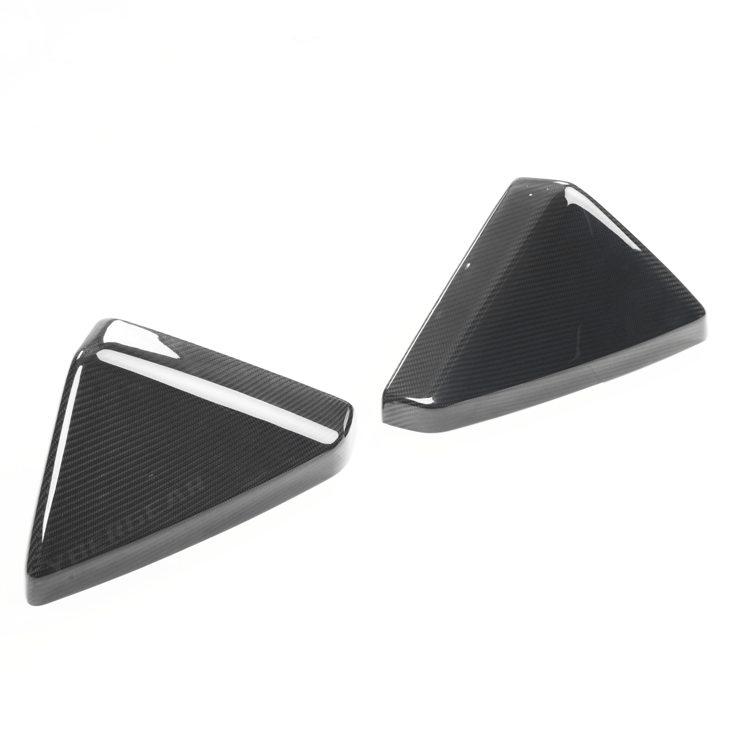 Cybertruck Real Carbon Fiber Side Mirror Cover Glossy Dry Carbon - CyberGearcoCyberGear