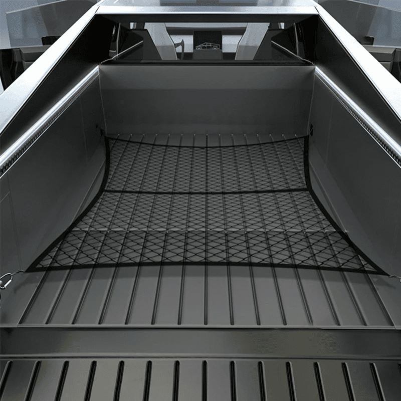 Cybertruck Rear Trunk Cargo Net Storage Solution - CyberGearcoCyberGear