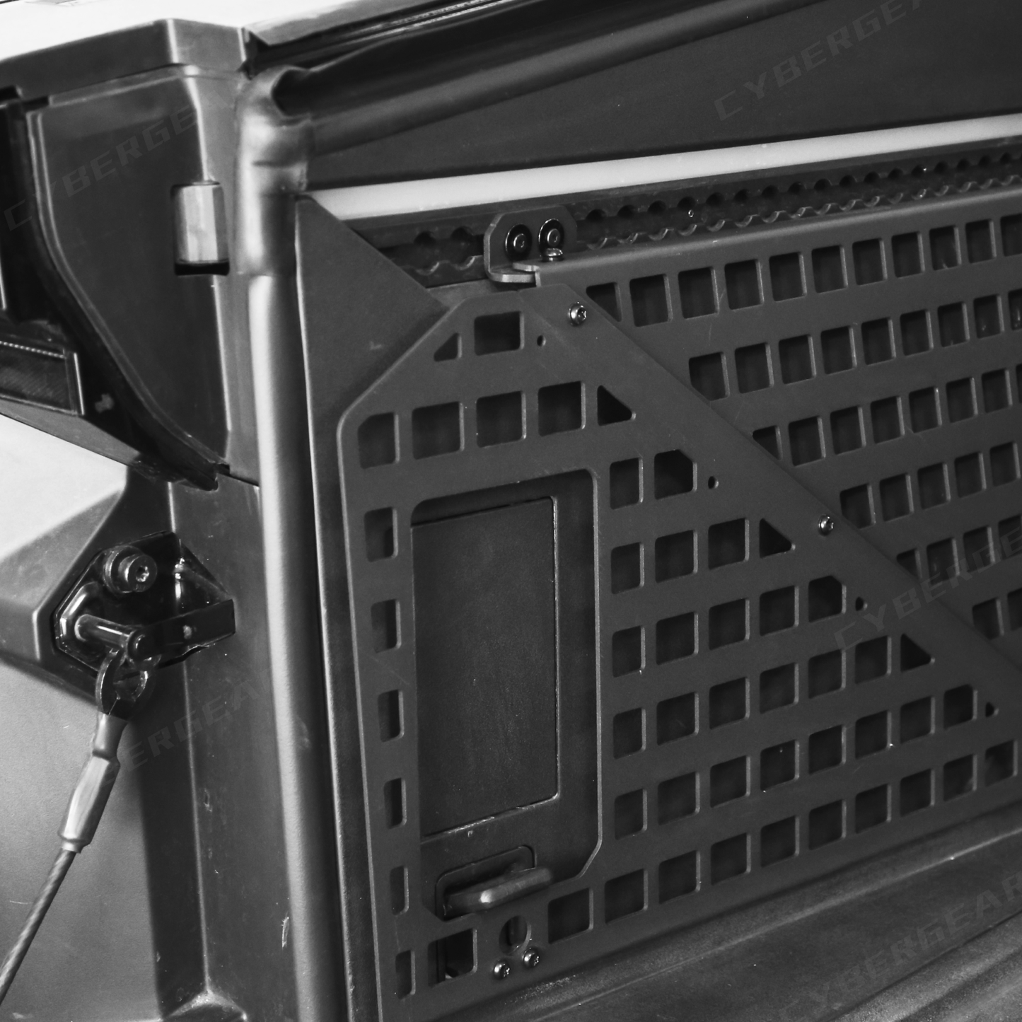 Cybertruck Trunk Bed Inner Side Molle Panels Rack System - CyberGearcoCyberGear