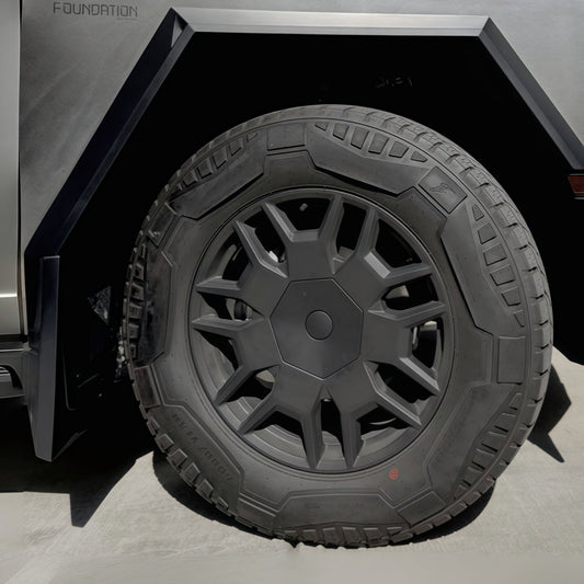 Cybertruck Wheel Center Caps Kit - CyberGearcoCyberGear