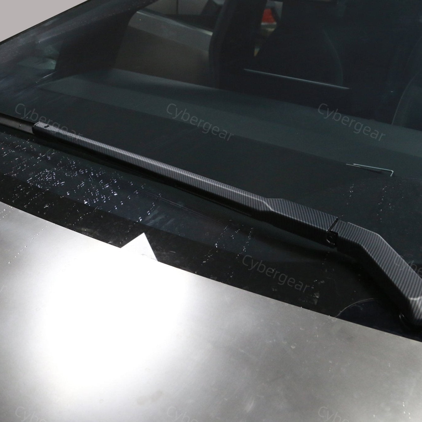 Cybertruck Wiper Carbon Fiber Texture ABS Protection Trim Cover - CyberGearcoCyberGear