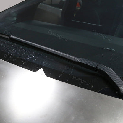 Cybertruck Wiper Carbon Fiber Texture ABS Protection Trim Cover - CyberGearcoCyberGear