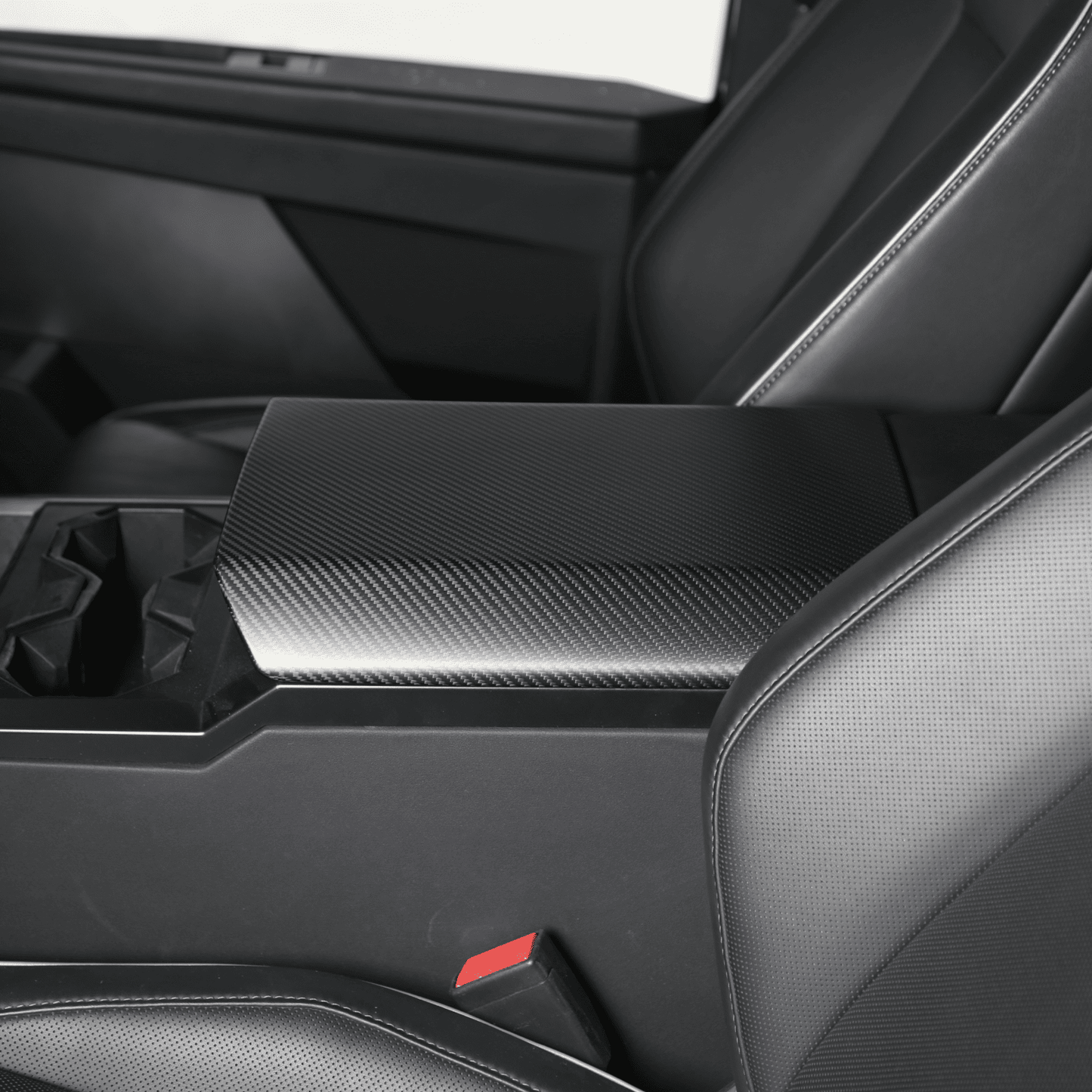 [Real Carbon Fiber] Armrest Cover For Cybertruck - CyberGearcoCyberGear