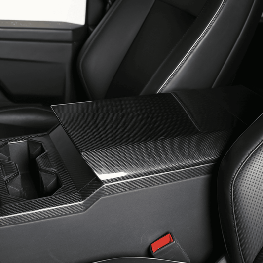 [Real Carbon Fiber] Armrest Cover For Cybertruck - CyberGearcoCyberGear