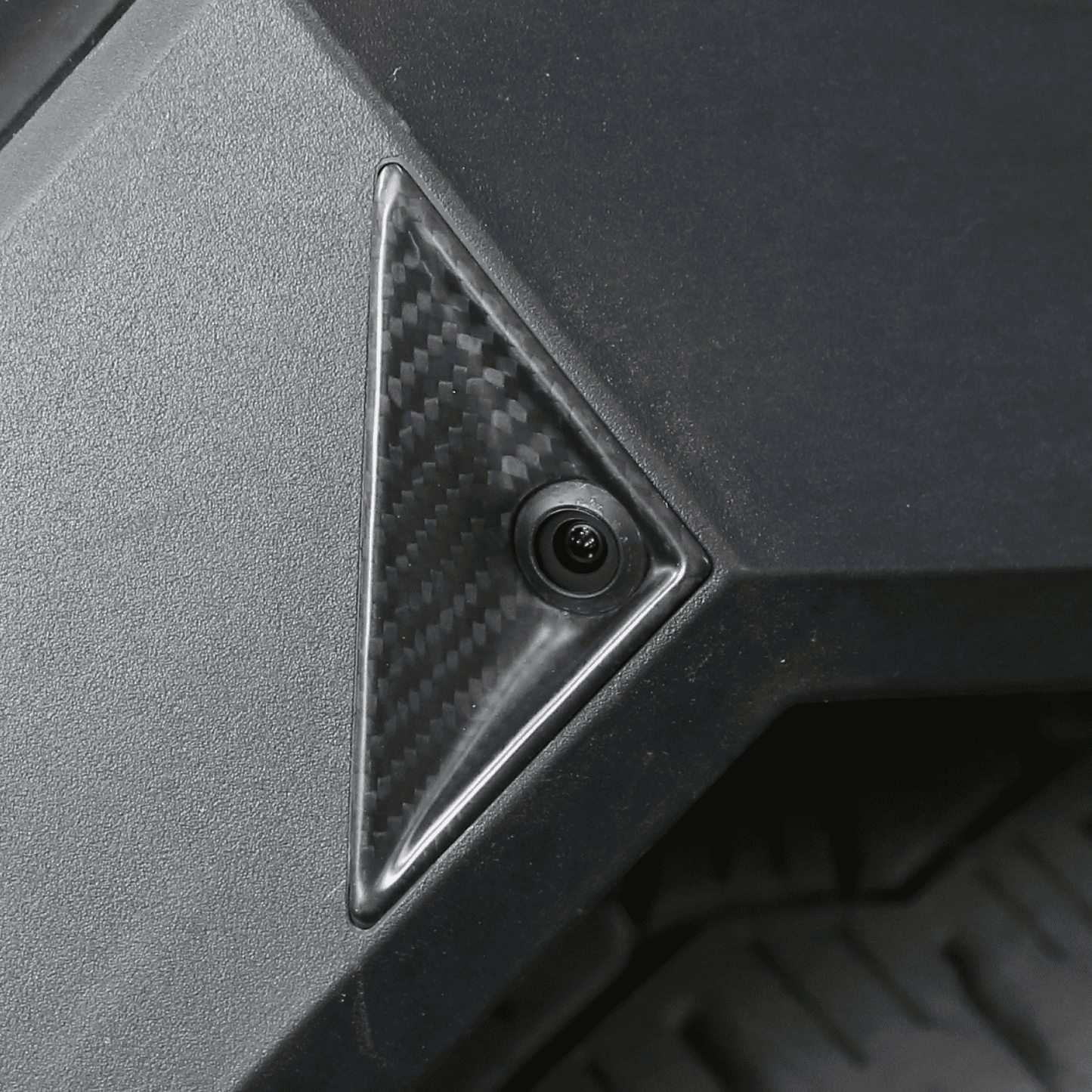 [Real Carbon Fiber] Fender Camera Decorative Cover For Cybertruck - CyberGearcoCyberGear