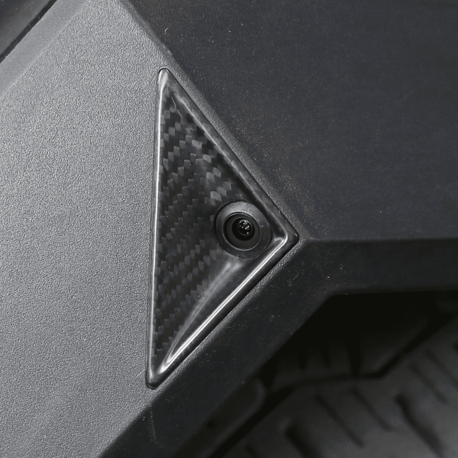 [Real Carbon Fiber] Fender Camera Decorative Cover For Cybertruck - CyberGearcoCyberGear