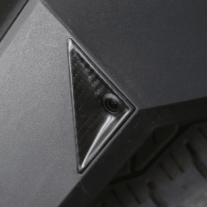 [Real Carbon Fiber] Fender Camera Decorative Cover For Cybertruck - CyberGearcoCyberGear