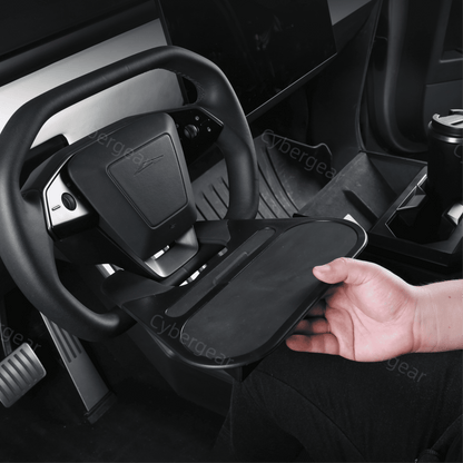 Removable Steering Wheel Tray for Cybertruck - CyberGearcoCyberGear