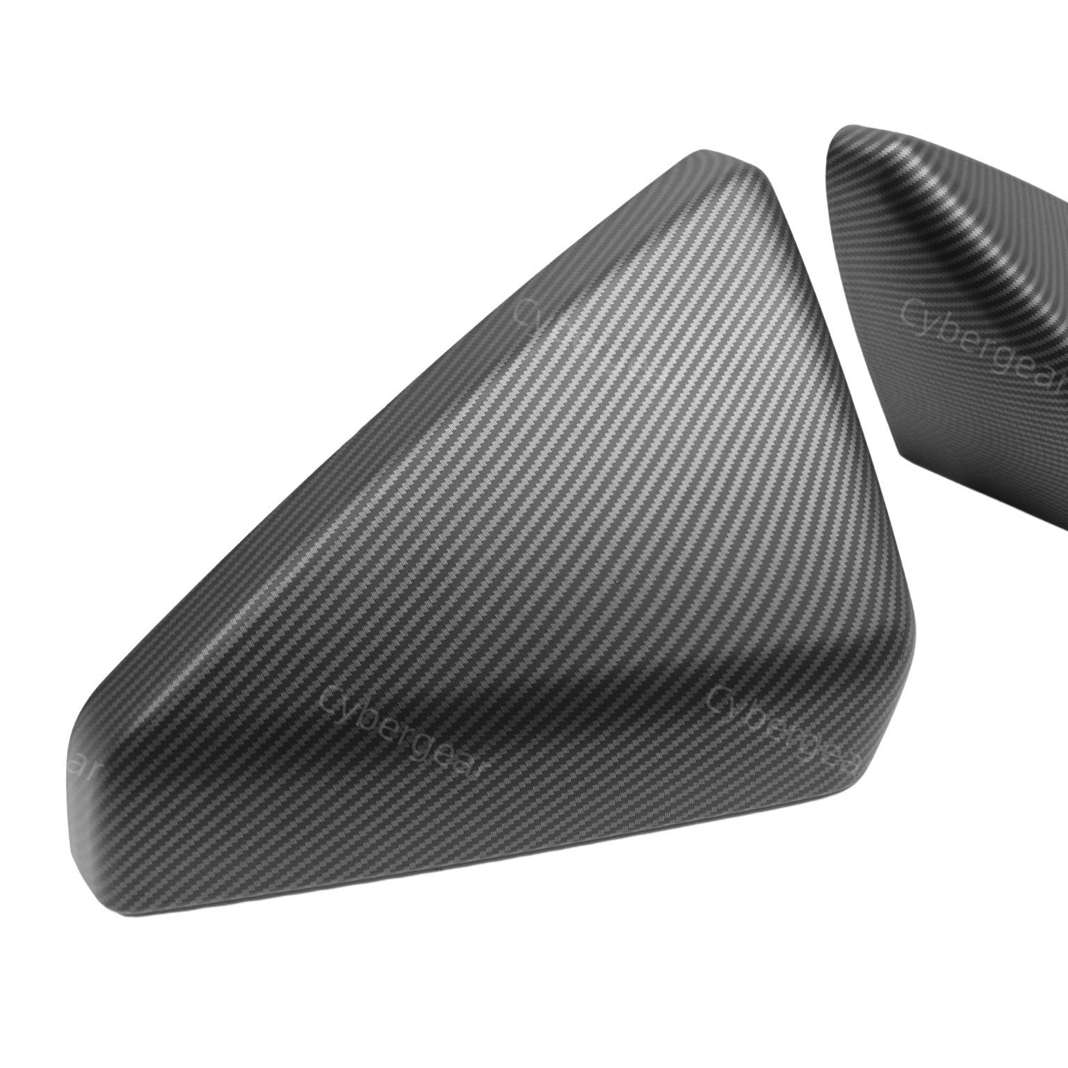 Tesla Cybertruck ABS Carbon Fiber Texture Side Mirror Cap Rearview Protective Cover Set of 2 - CyberGearcoCyberGear