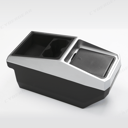 Tesla Cybertruck Center Floor Organizer & Trash Bin - CyberGearcoCyberGear