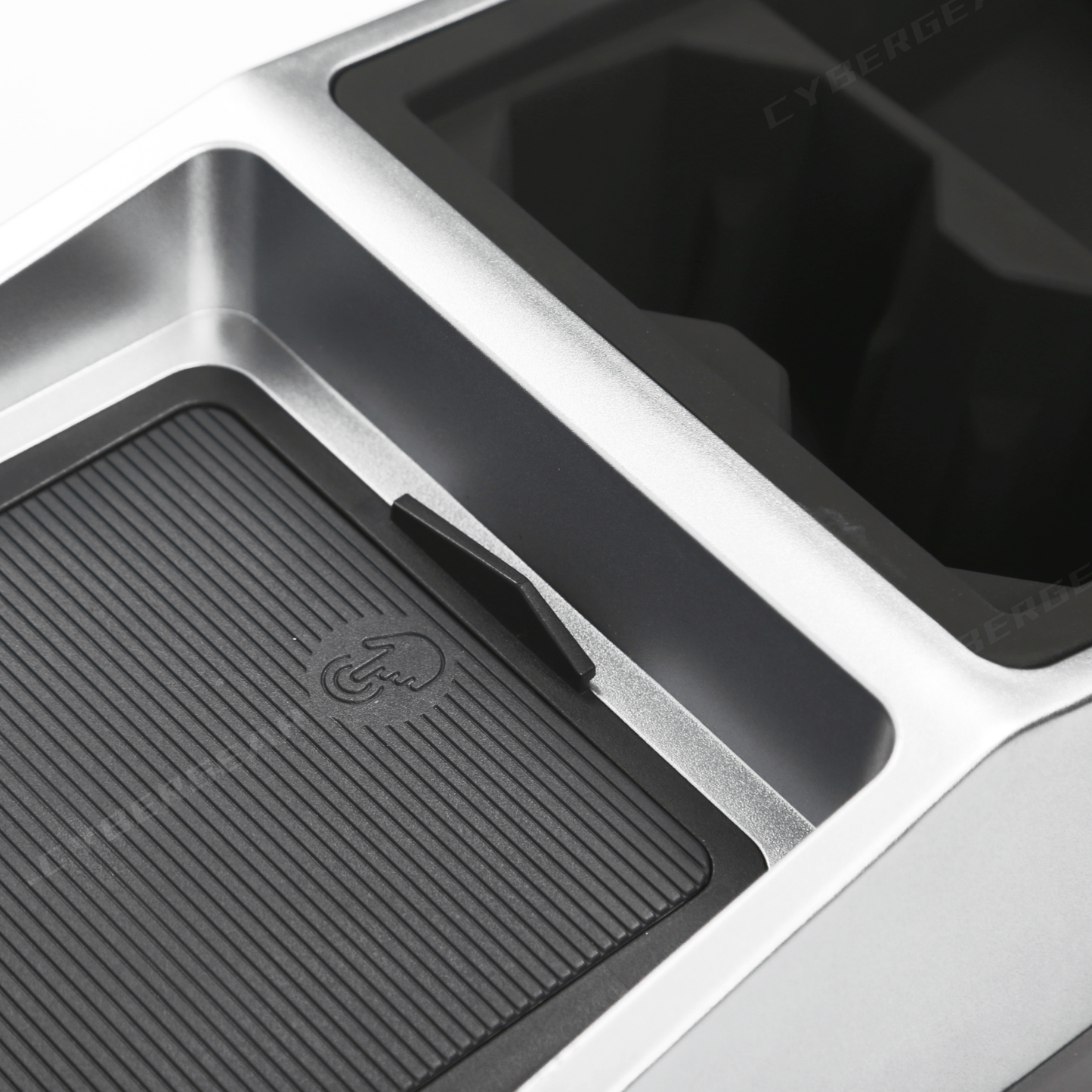 Tesla Cybertruck Center Floor Organizer & Trash Bin - CyberGearcoCyberGear