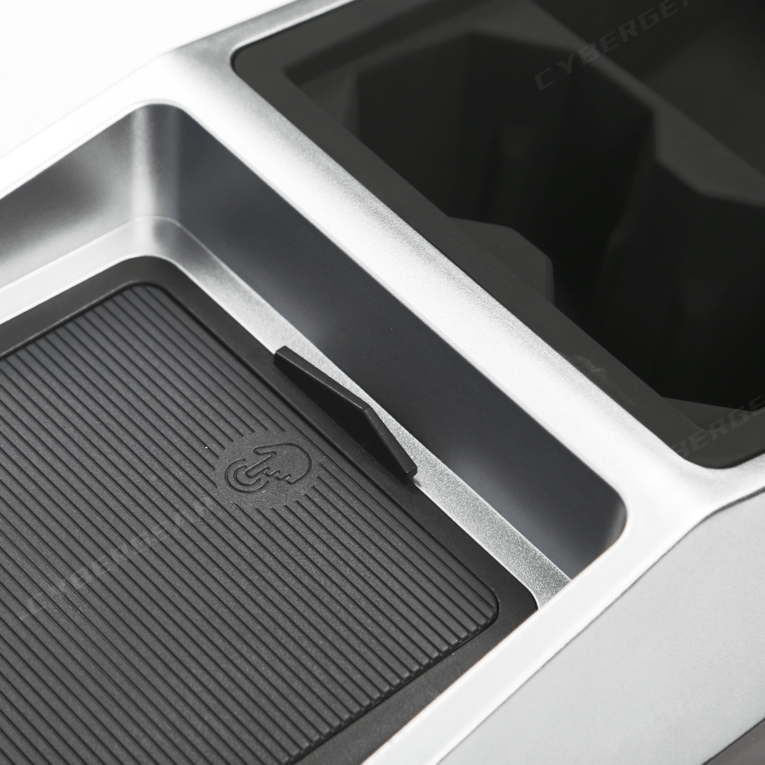Tesla Cybertruck Center Floor Organizer & Trash Bin - CyberGearcoCyberGear