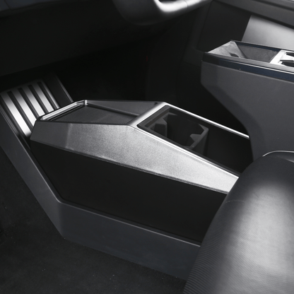 Tesla Cybertruck Center Floor Organizer & Trash Bin - CyberGearcoCyberGear