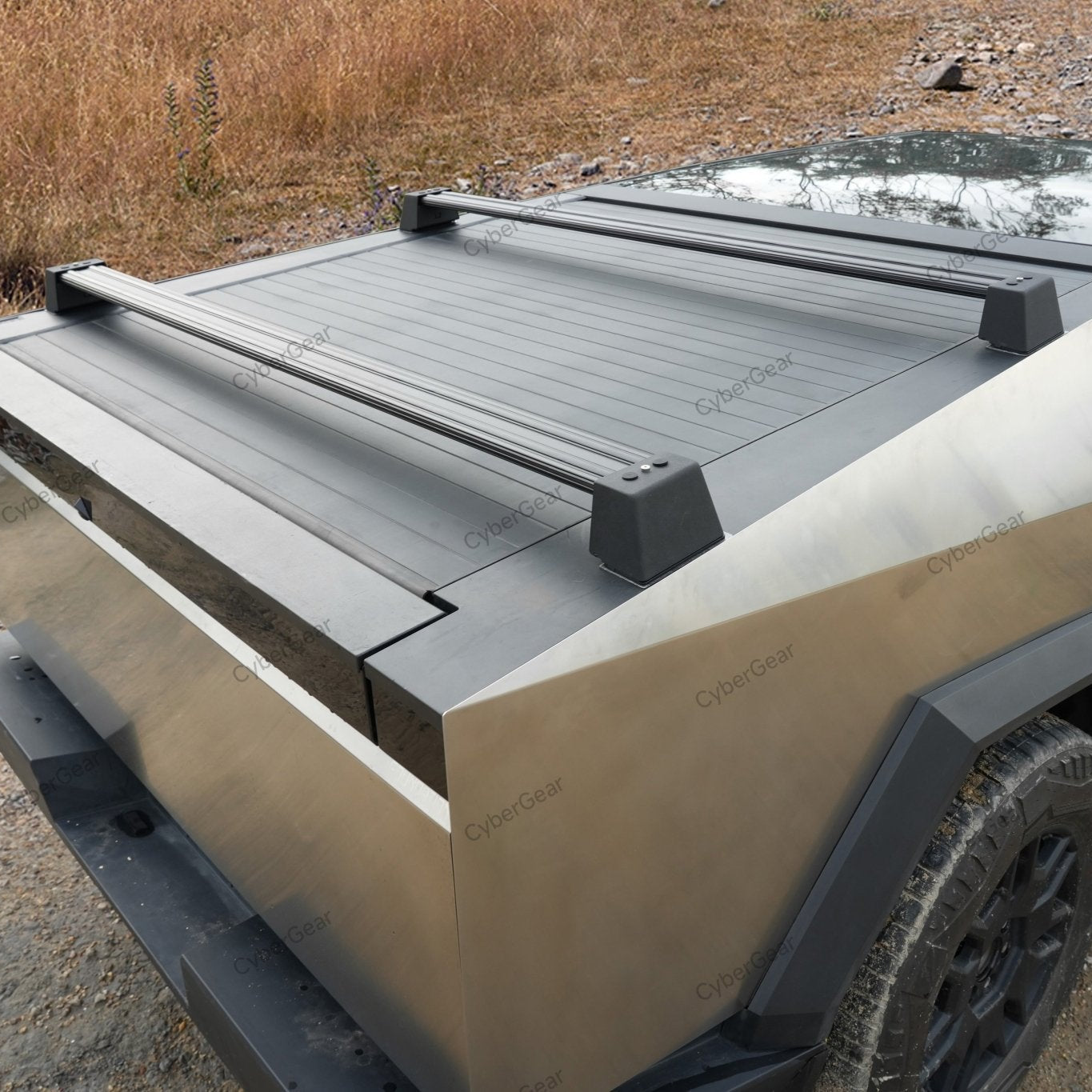 Tesla Cybertruck Crossbar Roof Rack Cargo Rack Carrier - CyberGearcoCyberGear