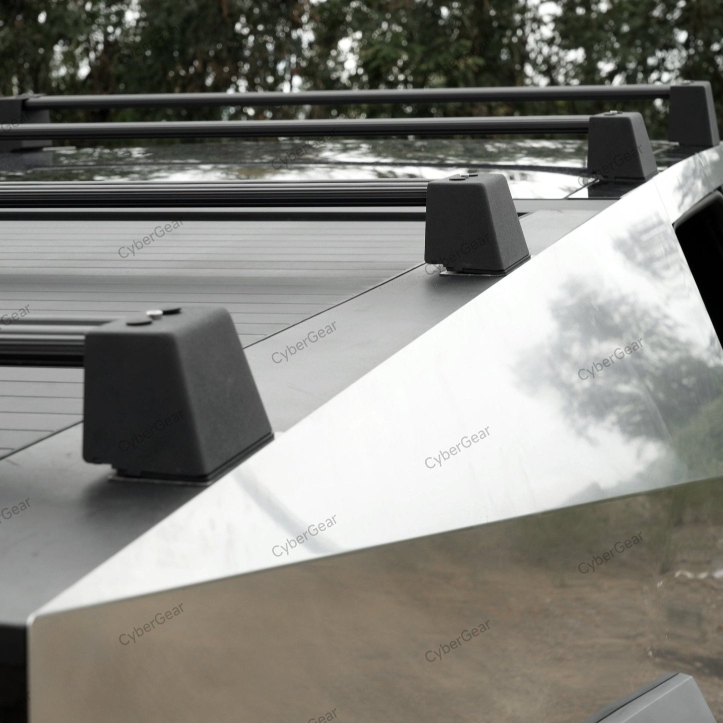 Tesla Cybertruck Crossbar Roof Rack Cargo Rack Carrier - CyberGearcoCyberGear