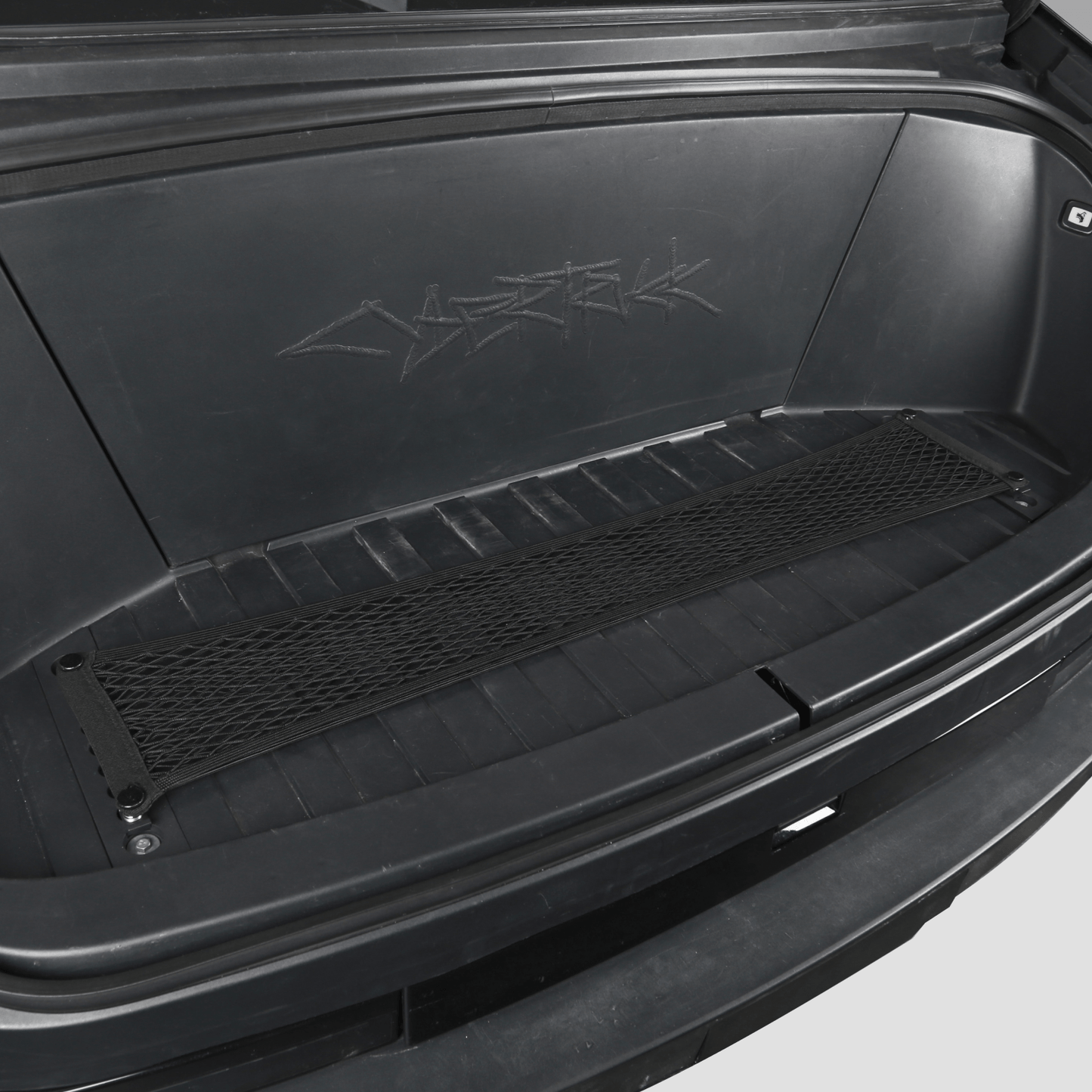 Tesla Cybertruck Front Trunk L - Track + Cargo Net - CyberGearcoCyberGear