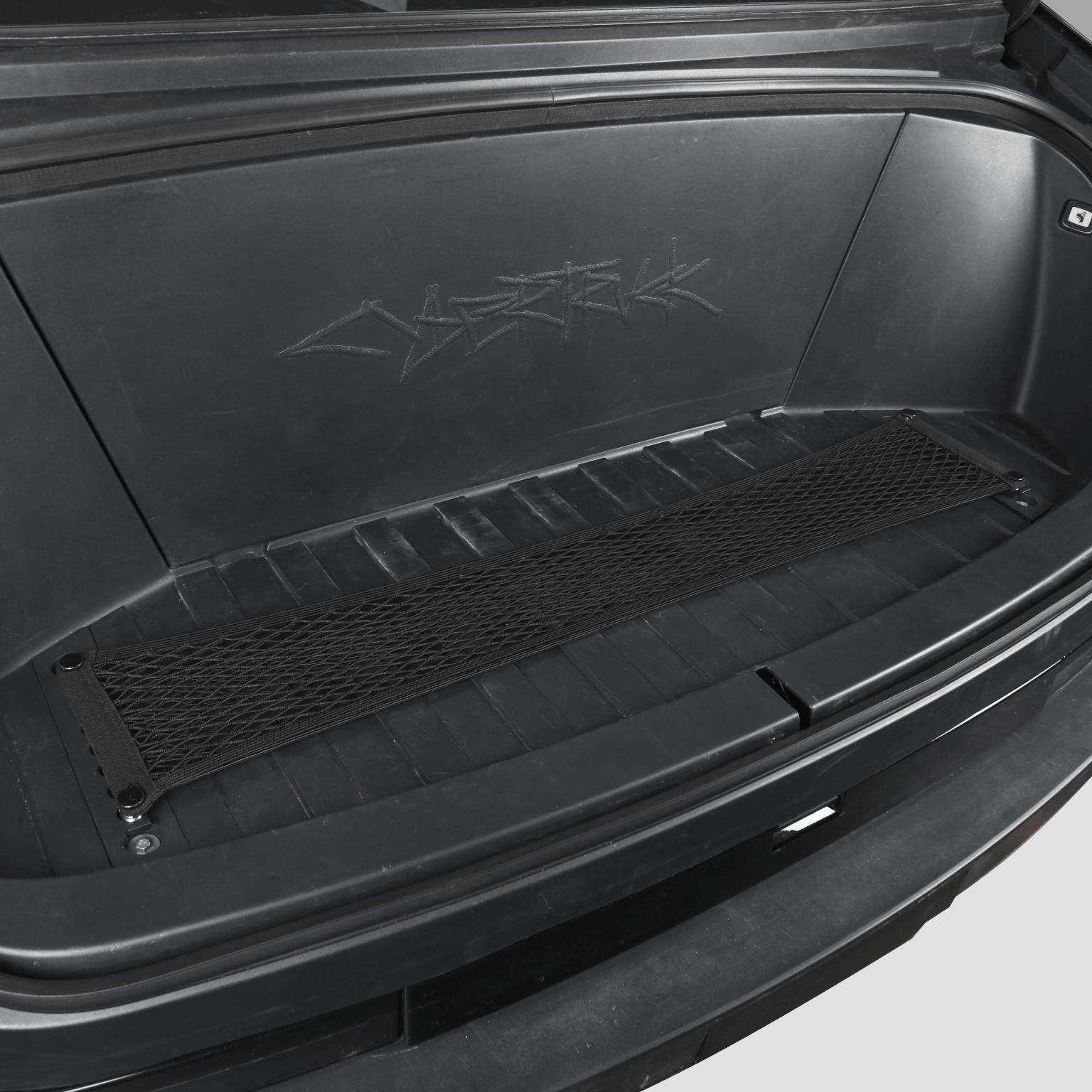 Tesla Cybertruck Front Trunk L - Track + Cargo Net - CyberGearcoCyberGear