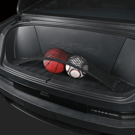 Tesla Cybertruck Front Trunk L - Track + Cargo Net - CyberGearcoCyberGear