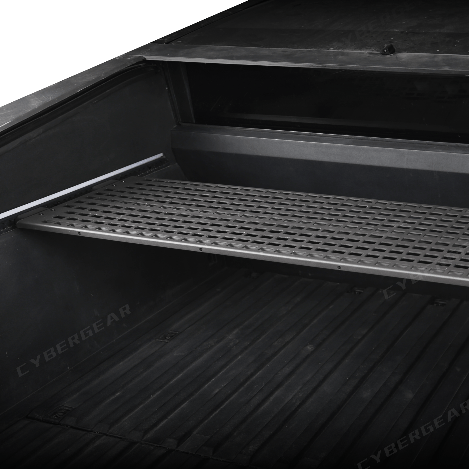 Tesla Cybertruck L - Track Molle Trunk Bed Shelf Level Molle Panels - CyberGearcoCyberGear
