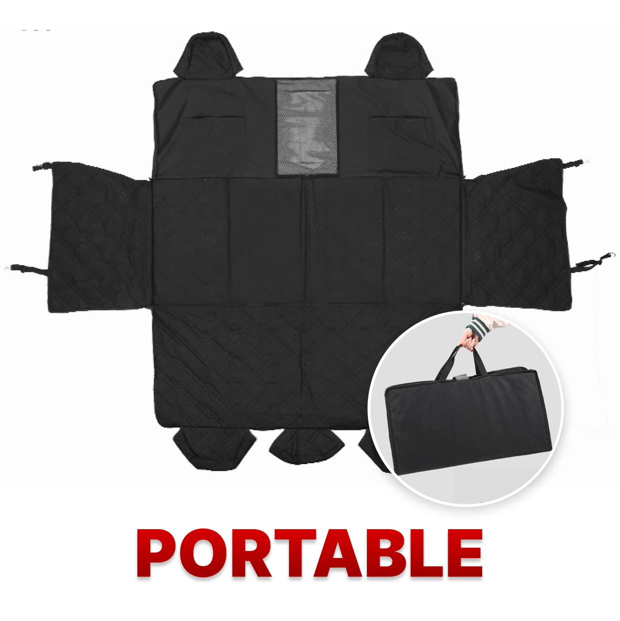 Tesla Cybertruck Pet Rear Seat Cover - CyberGearcoCyberGear