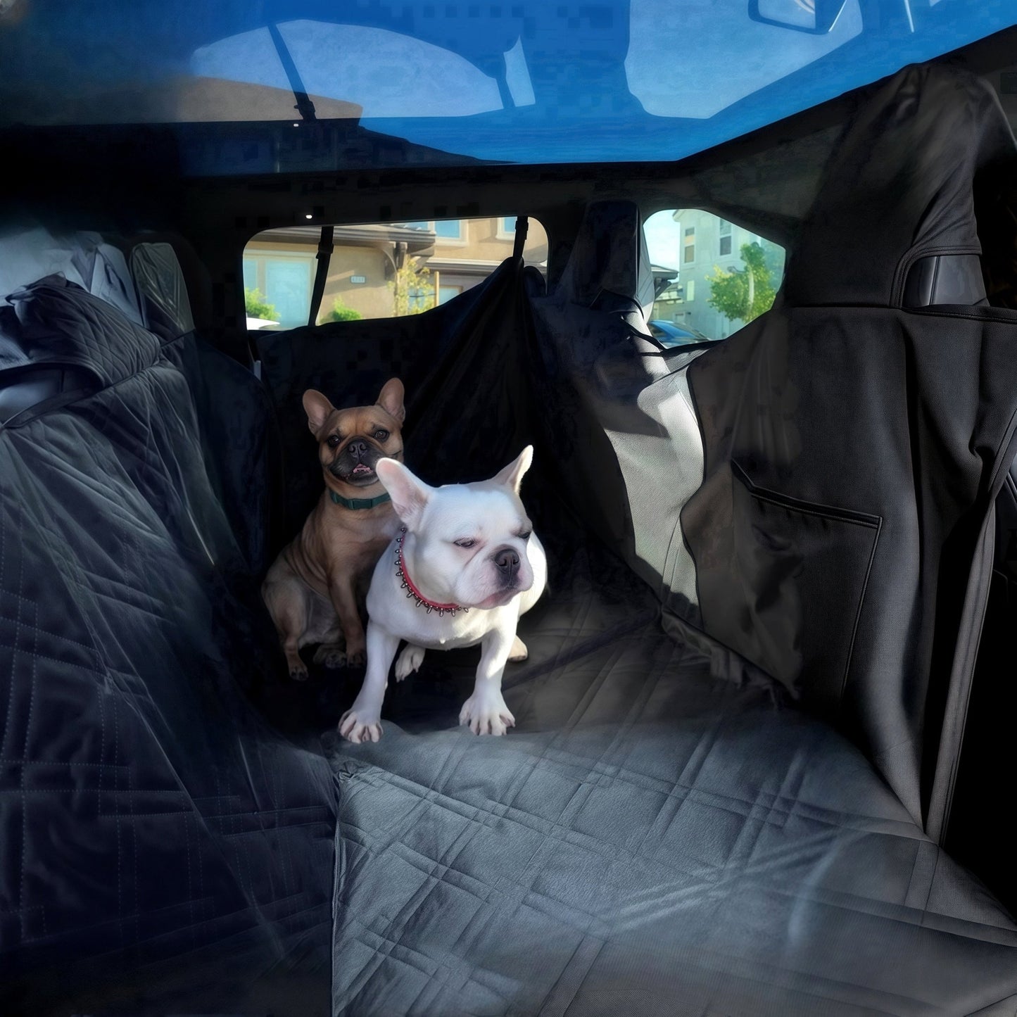 Tesla Cybertruck Pet Rear Seat Cover - CyberGearcoCyberGear