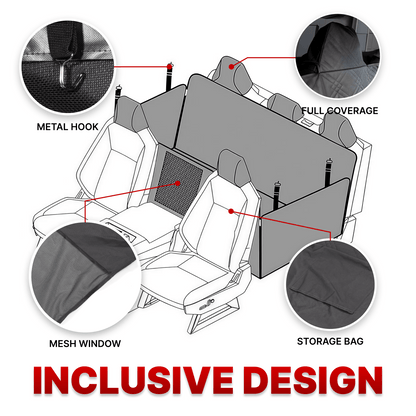 Tesla Cybertruck Pet Rear Seat Cover - CyberGearcoCyberGear