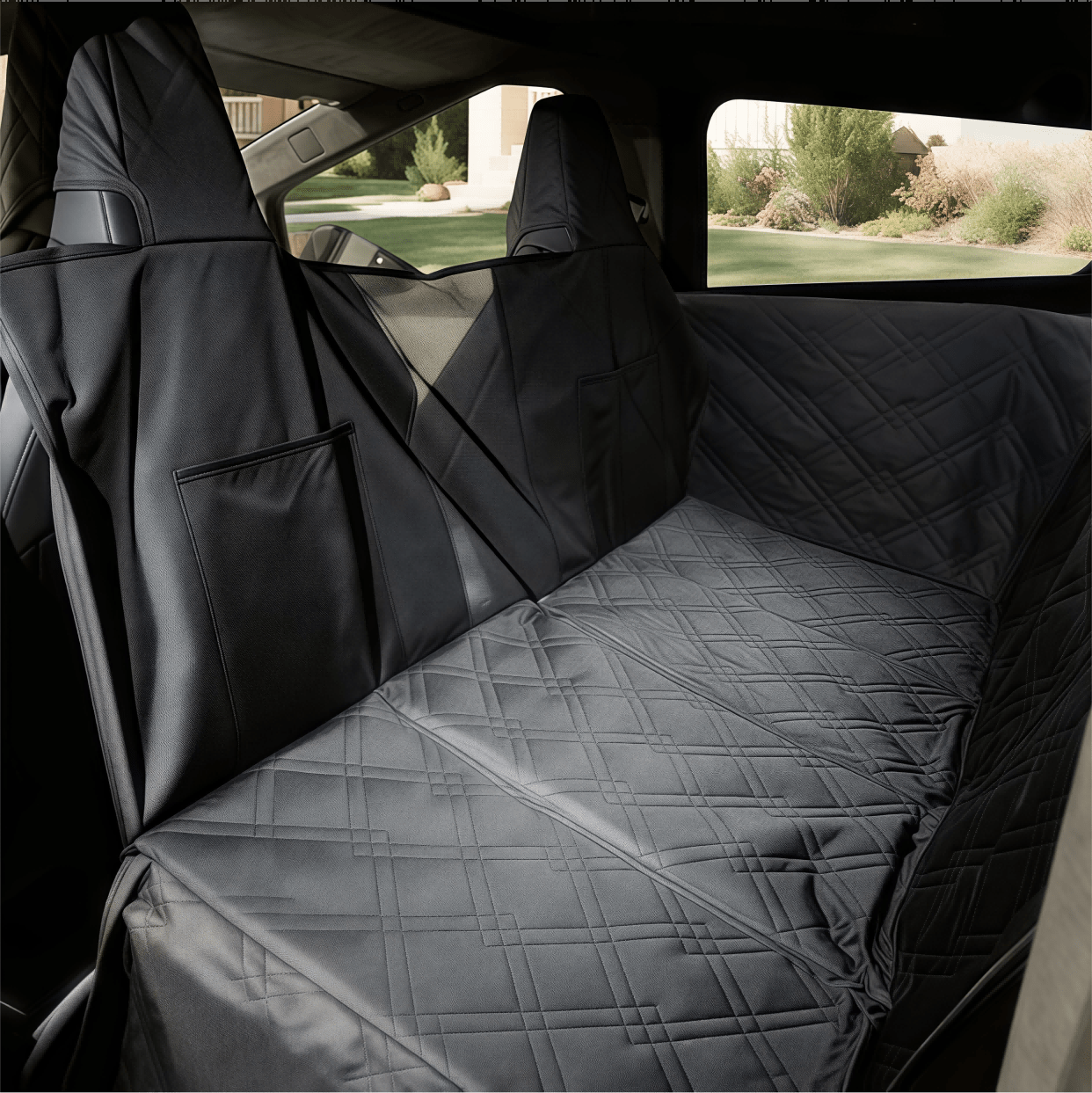 Tesla Cybertruck Pet Rear Seat Cover - CyberGearcoCyberGear